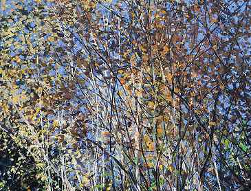 Autumn Wind, 2021, 40" x 30", acrylic on canvas
