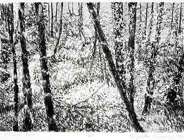 Filtered Light, 2006, 7" x 10", lithograph