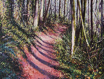 Forest Patterns, 2009, 16" x 20", acrylic on canvas