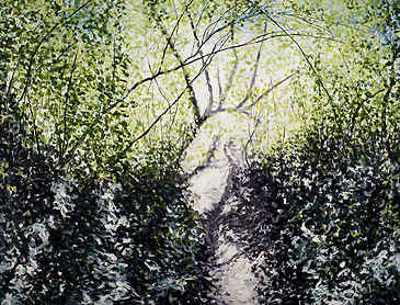 Path of Light, 2012, 36" x 48", acrylic on canvas