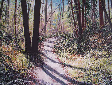 Spring Atmosphere #2, 2009, 16" x 20", acrylic on canvas