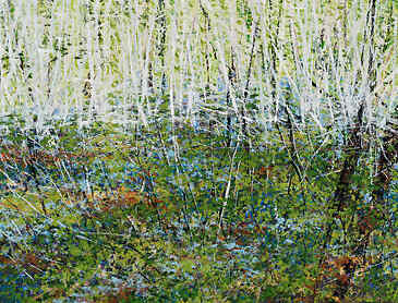 Spring in the Estuary, 2024, 30" x 40", acrylic on canvas