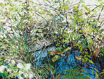 Spring Tangle, 2013, 30" x 36", acrylic on canvas