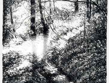 Wildwood Light, 2005, 15" x 11", lithograph