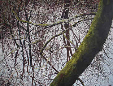 Winter Shallows, 2008, 30" x 36", acrylic on canvas